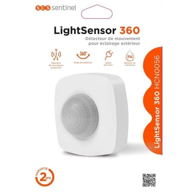 SCS SENTINEL Detecteur de mouvement - LightSensor 360 - Pour eclairage exterieur 360?