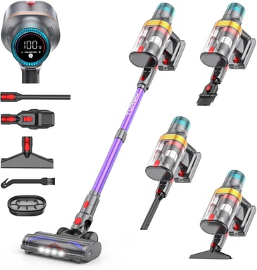 Aspirateur Balai Sans Fil A9 Max 600W HEPA 75 min