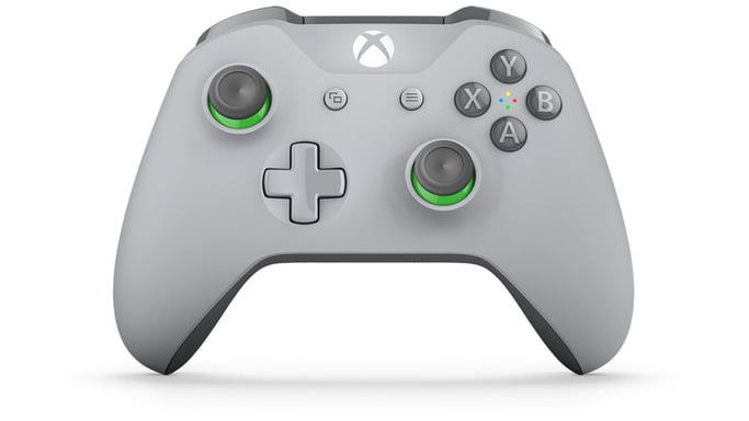 Microsoft WL3-00061 accessoire de jeux vidéo Vert, Gris RF Manette de jeu Analogique Xbox One S