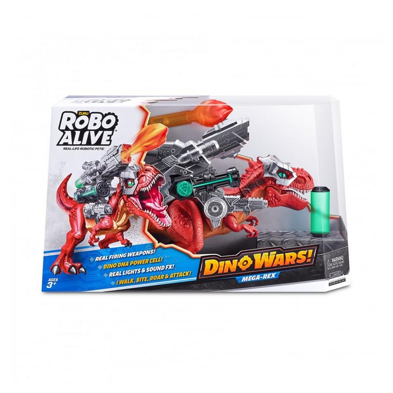 Dino Wars Giant Battling T Rex - vue 2