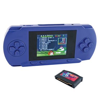 Inovalley PXP4 Console de jeu portable LCD 2,2'' avec 45 jeux rétro classique inclus - Batterie lithium 700mAh rechargeable