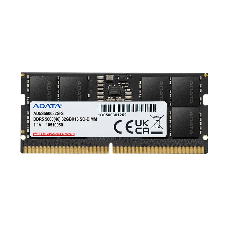 ADATA AD5U480016G module de mémoire 1 x DDR5 4800 MHz ECC Neuf - vue 8
