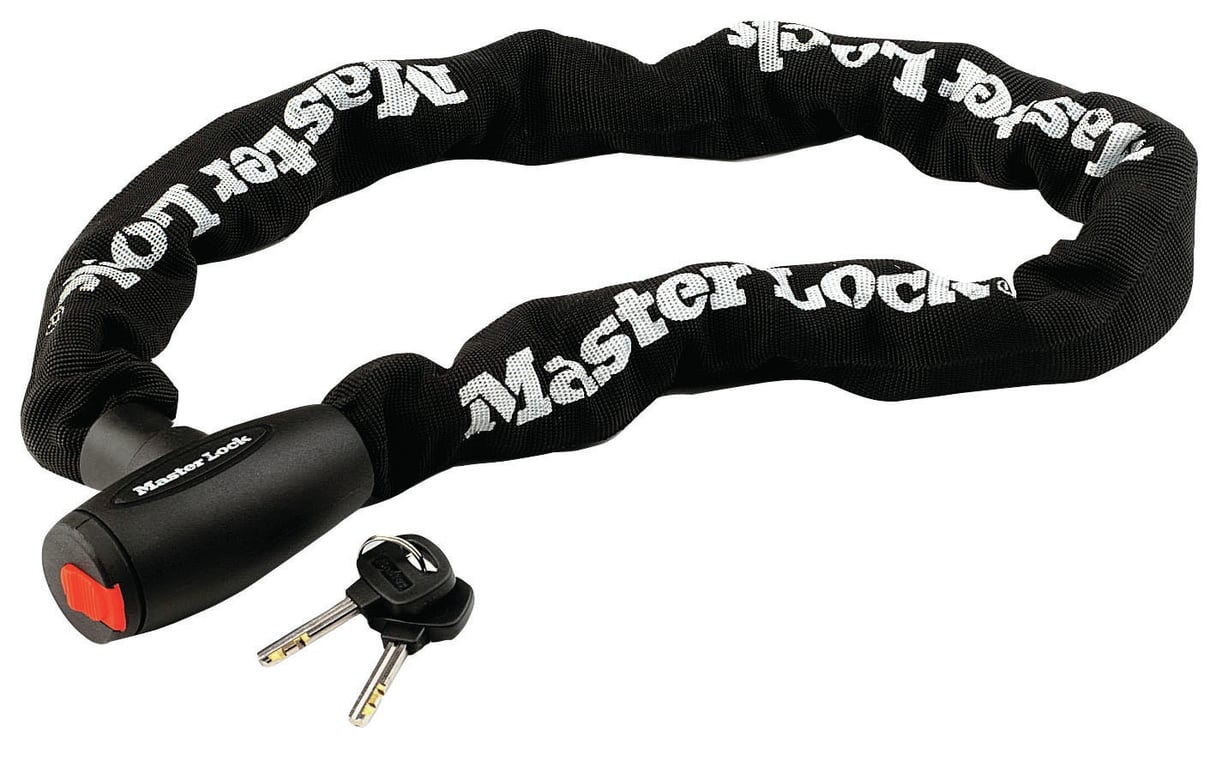 Chaîne antivol MASTER LOCK 8390EURDPRO 90cm x Ø 6mm Cadenas 40mm Gaine nylon - vue 8