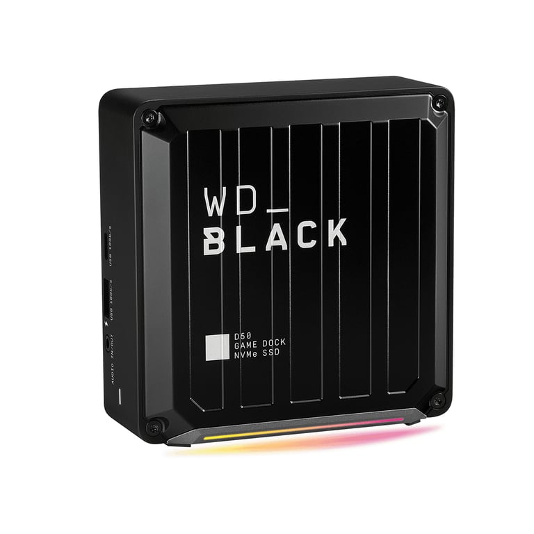 Western Digital D50 Avec fil Thunderbolt 3 Noir - Neuf