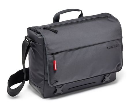 Manfrotto MB MN-M-SD-10 étui et housse d'appareils photo Sac Messenger Noir, Gris - Neuf