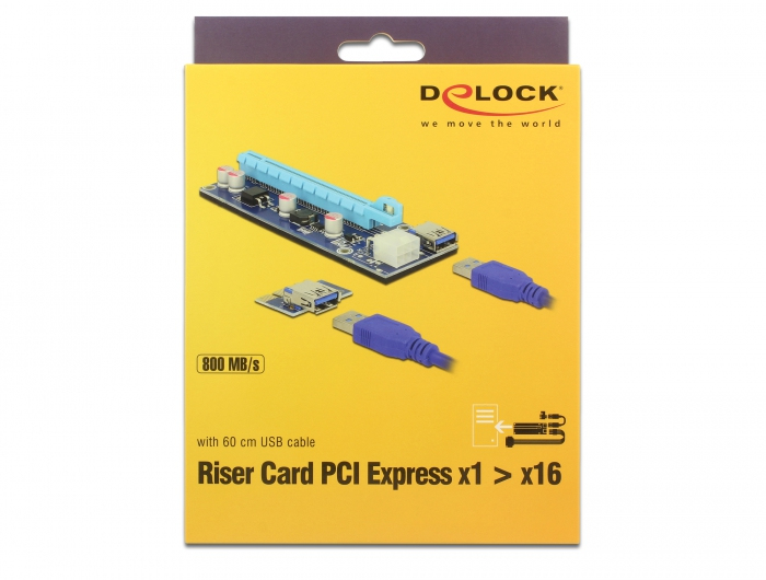 DeLOCK 41426 carte et adaptateur d'interfaces Interne PCI PCIe USB 3.2 Gen 1 3.1 Gen 1 Neuf - vue 2