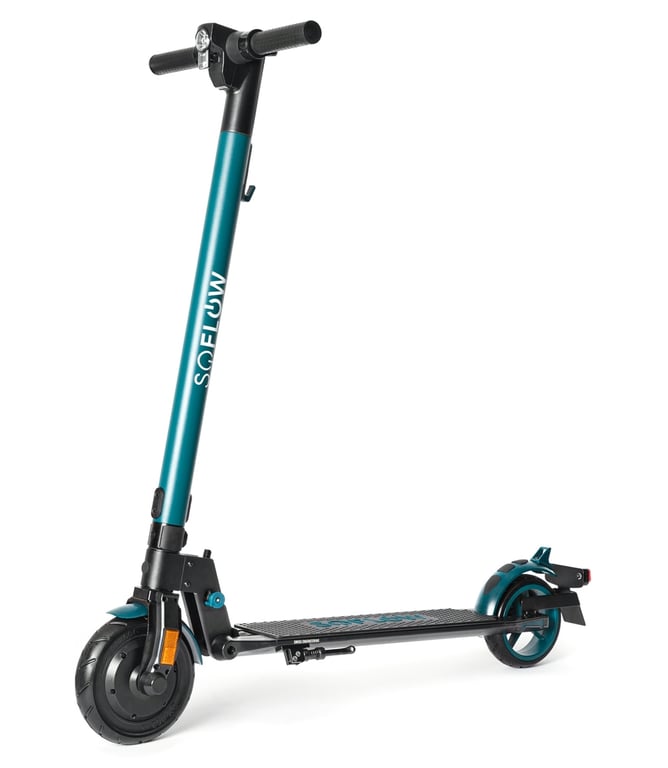 Trottinette &eacute;lectrique SoFlow S01 Noire/Verte - 36V/300W Vitesse Maximale 20 KM/H Autonomie 12KM