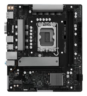 Asrock H810M-X Intel H810 LGA 1851 (Socket V1) micro ATX