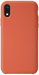 Coque en Gel de Silicone Doux pour Apple iPhone XR, Orange ardent