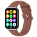 Bracelet de montre en cuir pour Xiaomi Smart Band 9 Pro Brown