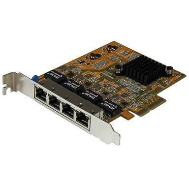 StarTech.com Carte réseau PCI Express à 4 ports Gigabit Ethernet - Neuf