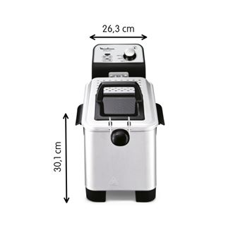 Friteuse Semi-Professionnelle Moulinex 1,2 kg Inox brossé