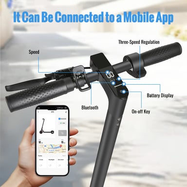 Monopattino elettrico SUNNIGOO N7 Max con batteria da 36 V e 12,5 Ah, pneumatici da 10 pollici