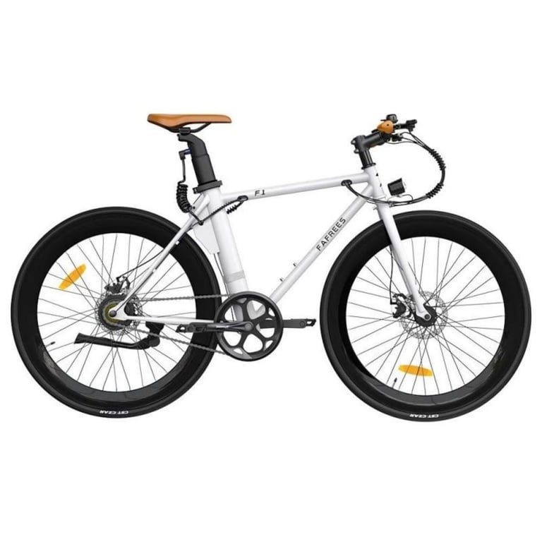 FAFREES V&eacute;lo &eacute;lectrique  F1 - 250W 313.2WH 40KM Autonomie Freins &agrave; disque - Blanc - Neuf