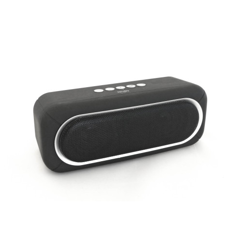 Inovalley Enceinte compacte lumineuse Bluetooth 5.0 MINISOUND Gris - vue 3