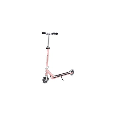 Patinete plegable para niños GLOBBER Flow Element Lights Chrome Rosa 125 mm LED manillar ajustable 4 alturas