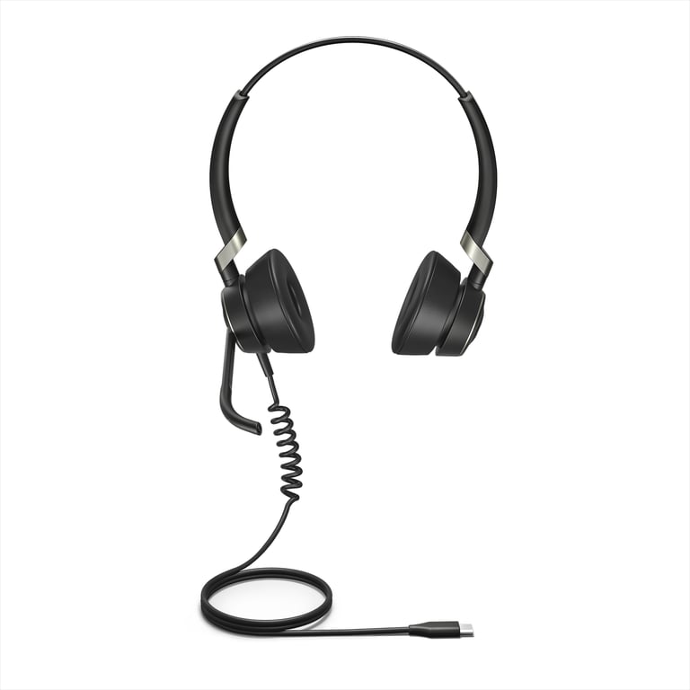 Jabra 5099-610-189 auricular y casco Auriculares Alámbrico Diadema Oficina/Centro de llamadas USB Tipo C Bluetooth Negro