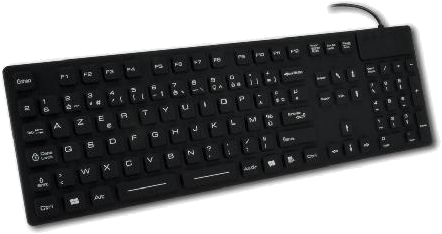 Clavier filaire MCL-Samar USB IP68 (Noir)