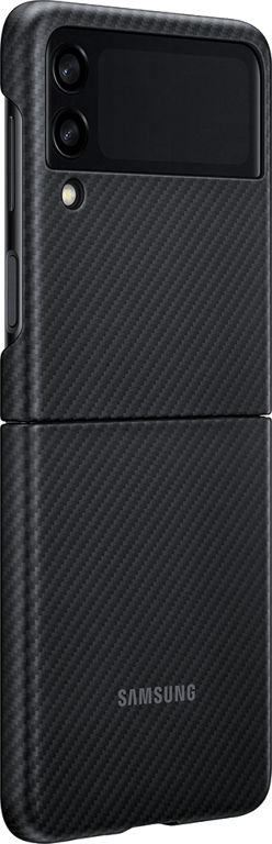 Coque Aramid Fonction stand Noire pour Samsung G Z Flip 3 Samsung