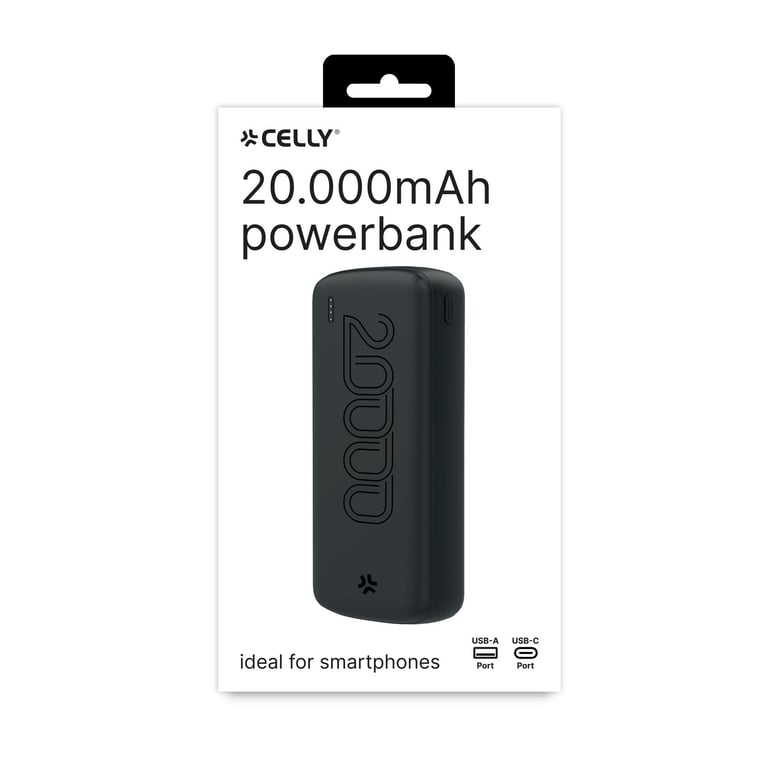 Celly PBE20000EVOBK banque d'alimentation électrique Lithium 20000 mAh Neuf - vue 2