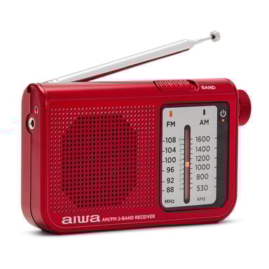 Aiwa RS-55RD Radio portable Personnel Analogique Rouge