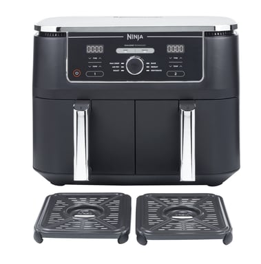 Ninja AF400EU friteuse Double 9,5 L Autonome 2470 W Friteuse d'air chaud Noir