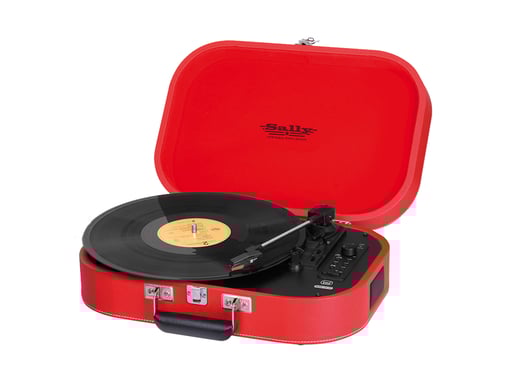 Trevi TT 1020 BT Tourne-disque à entraînement direct Rouge Semi-automatique