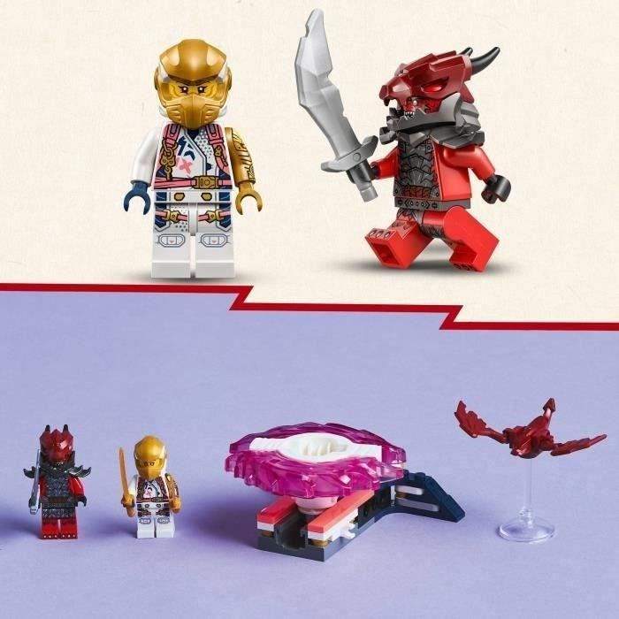 LEGO Ninjago La toupie Spinjitzu du Dragon de Sora Jeu de Construction avec 2 éléments de Pouvoir et 2 minifigurines Idée Cadeau pour garçons et Filles dès Amateurs de la série TV 71824 - vue 4