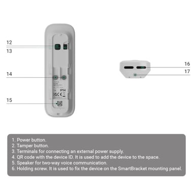 AJAX Doorbell-4 Blanco