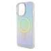 Custodia Guess per iPhone 15 Pro Max turchese Custodia rigida IML Iridescent MagSafe