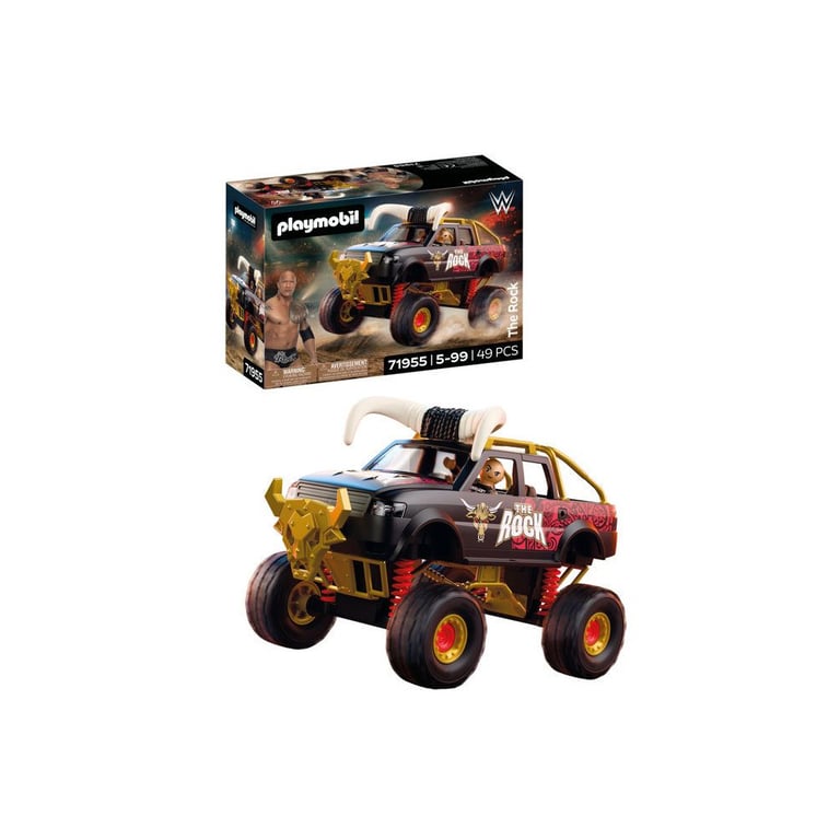 PLAYMOBIL 71955 WWE Le Monster Truck de The Rock - vue 3