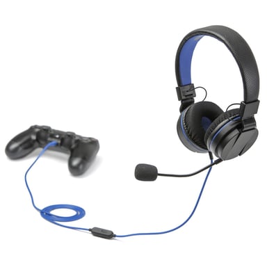 Snakebyte Head:Set 4 Auriculares Alámbrico Diadema Juego Negro, Azul
