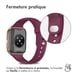 imoshion Bracelet sport en silicone pour Oppo Watch 46 mm - Bordeaux
