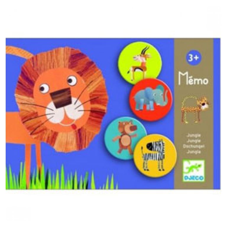 Jeu de Mémoire Jungle pour Enfants Mes Premiers Mémo Neuf