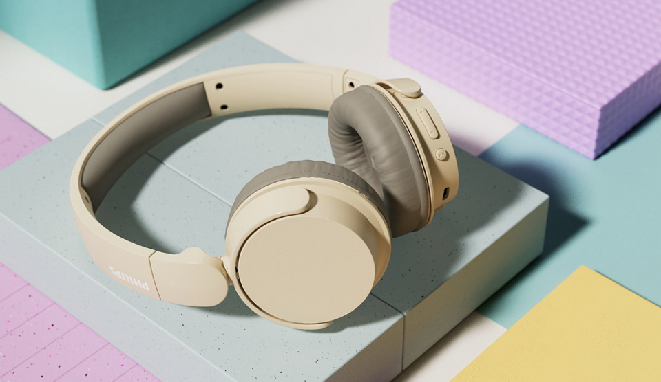 Philips TAH3209BG Casque sans Fil Supra aural Bluetooth léger Isolation phonique Passive 25 Heures d’autonomie Son Naturel appels clairs Basses dynamiques Recharge en 2 Heures Via USB C - vue 3