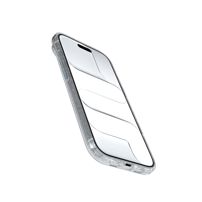 OtterBox Symmetry Series Clear MagSafe Stardust Clear iPhone Air - vue 3