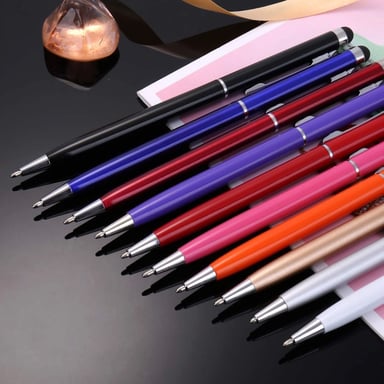 iLike PN1 Stylet tactile capacitif universel 2 en 1 avec stylet (smartphone et tablette PC) violet