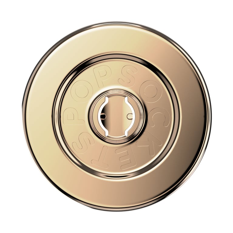 PopGrip PopSockets compatible MagSafe Aluminum radial Gold - vue 5