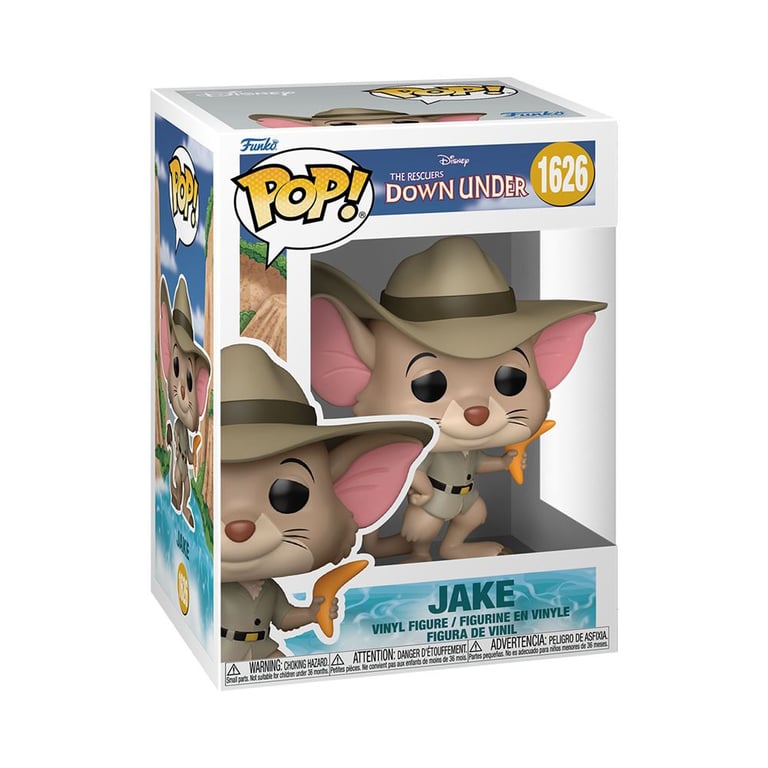 Figurine Funko Pop Disney Rescuers Down Under Jake - vue 3