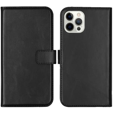 Selencia iP12-6741510001 coque de protection pour téléphones portables 17 cm (6.7'') Étui avec portefeuille Noir Apple (brand) Apple iPhone 12 Pro Max