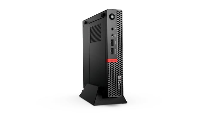 Lenovo ThinkCentre P320 Intel® Core™ i7 i7-7700T 8 Go DDR4-SDRAM 256 Go SSD NVIDIA® Quadro® P600 Windows 10 Pro Mini PC Station de travail Noir