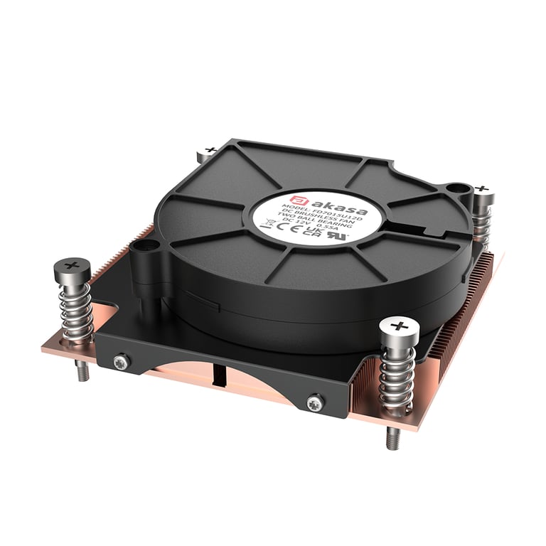 Akasa AK CC7406BP01 système de refroidissement d'ordinateur Processeur Refroidisseur d'air 7 5 cm 1 pièce Neuf - vue 3