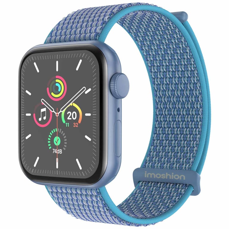 imoshion Bracelet en nylon? pour Apple Watch Series 1 á 10 / SE / Ultra 2 44454649 mm Neuf - vue 4