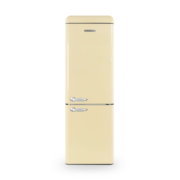 Schneider SCCB300V CRE Réfrigérateur combiné Vintage Crème Neuf