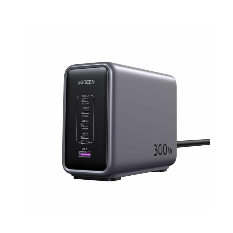 Station de charge de bureau UGREEN + câble secteur + câble USB C anodisé