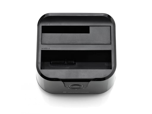 Conceptronic DONN12B base de conexión para disco duro USB 3.2 Gen 1 (3.1 Gen 1) Type-B Negro