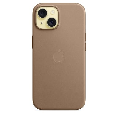 Guscio a trama fine con MagSafe per iPhone 15 Taupe