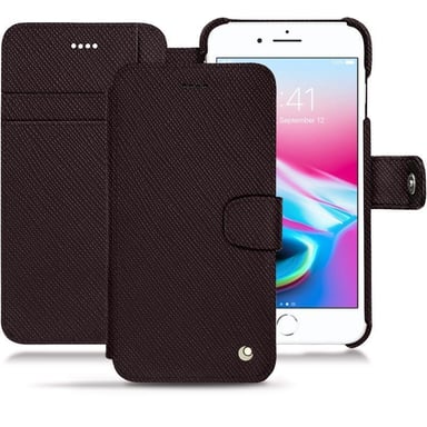 Noreve 2116TB74/F coque de protection pour téléphones portables 14 cm (5.5'') Étui avec portefeuille Marron Apple iPhone 8 Plus