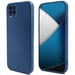 Moozy Lifestyle. Coque conçue pour Huawei P40 Lite, bleu nuit – Coque en silicone liquide avec finition mate et doublure en microfibre douce.