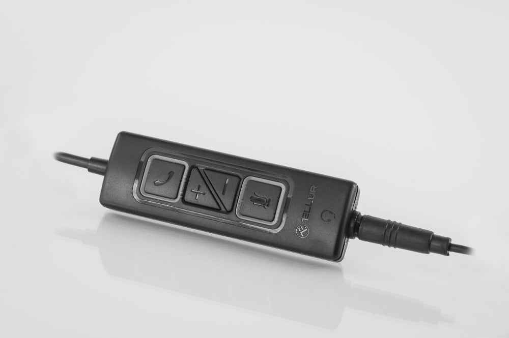 Micro casque call center filaire Tellur Voice 420 binaural USB Jack 3.5mm Neuf - vue 2